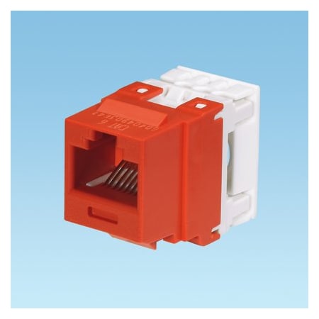Panduit Cat 6 Punchdown Jack Module - Red NK688MRD